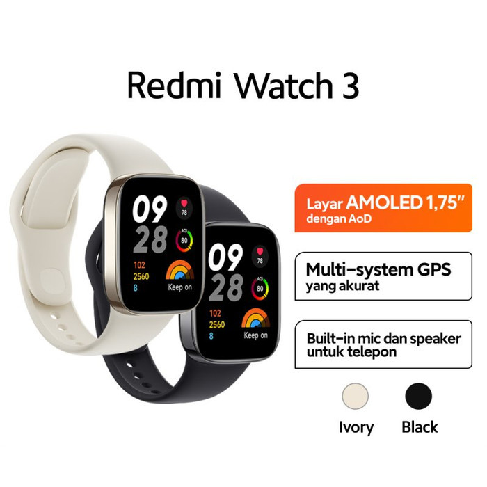 Jual Smartwatch Xiaomi Redmi Watch 3 Amoled 1 75 Redmi Watch 3