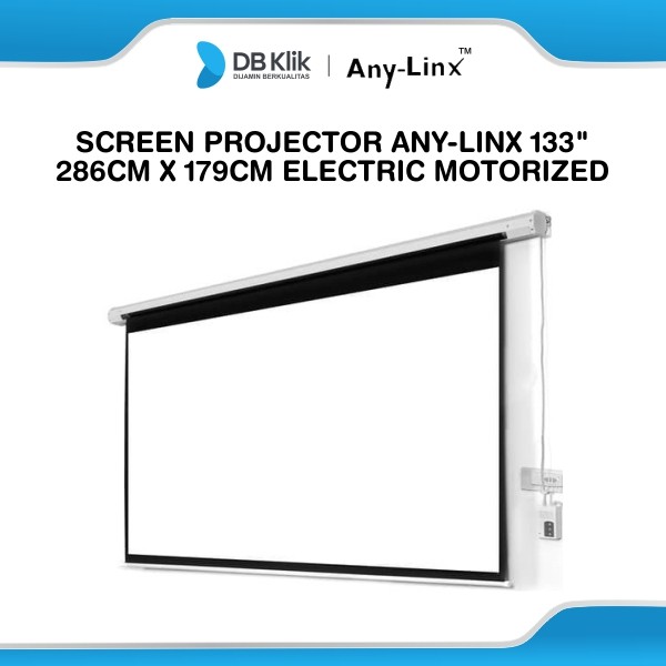 Screen Projector Any-Linx 133" 16:9 286cm x 179cm Electric Screen Motorized