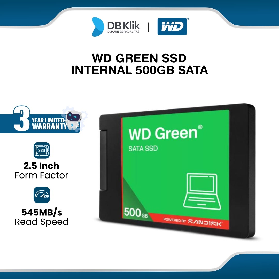 WD GREEN SSD Internal 500GB SATA