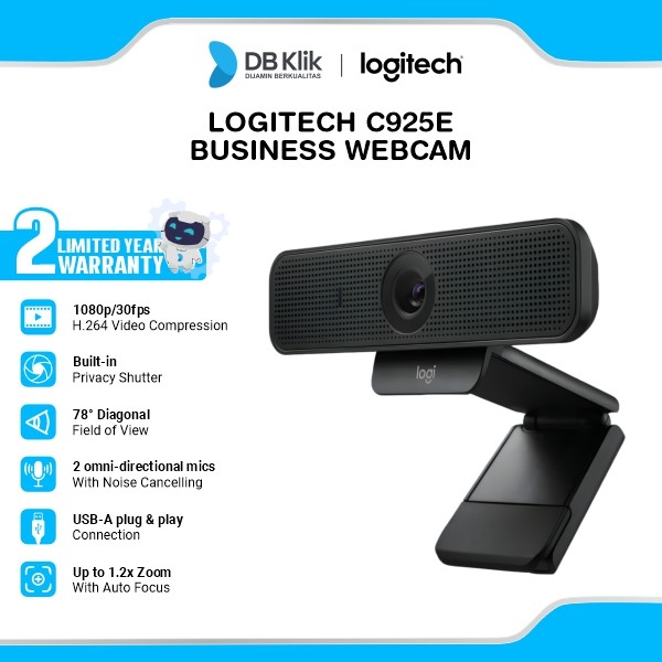 Webcam Logitech C925E - Web Cam Logitech C925 E