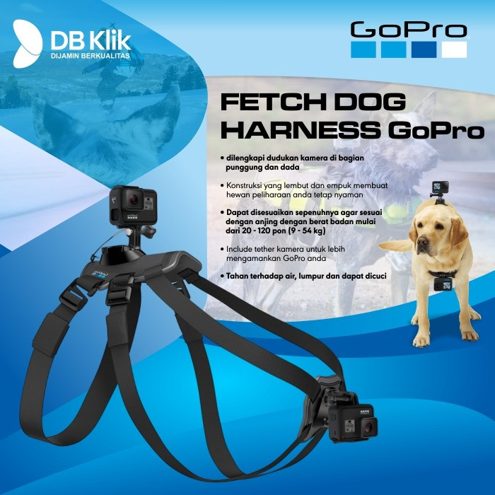 Jual Fetch Dog Harness GoPro (ADOGM001) GoPro Hero Acc Fetch Dog