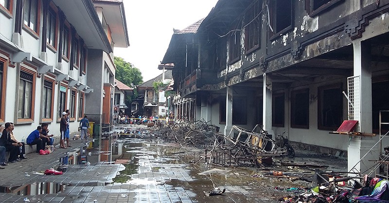 Kebakaran Pasar Seni Ubud, Polisi : Butuh 7 Jam Padamkan Api