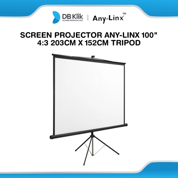 Screen Projector Any-Linx 100" 4:3 203cm x 152cm Tripod