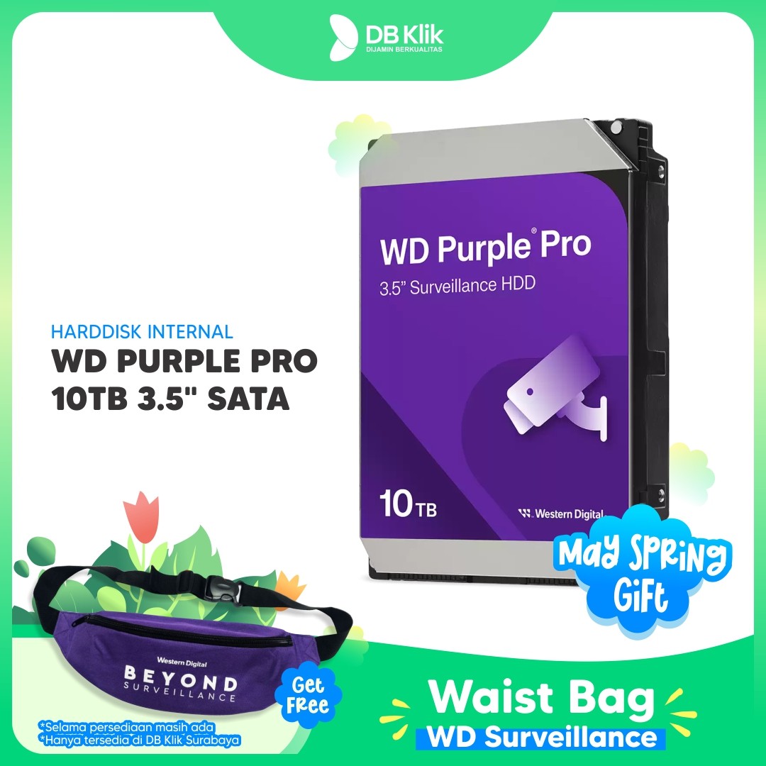 Hardisk WD PURPLE PRO 10TB 3.5 Inch SATA - Surveilance HDD