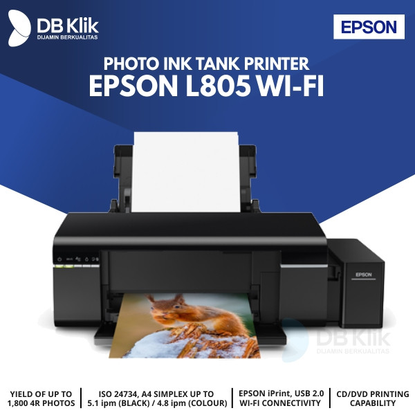 Jual Printer EPSON L805 Ink Tank Wi-Fi - Wireless Printer Epson L805 ...