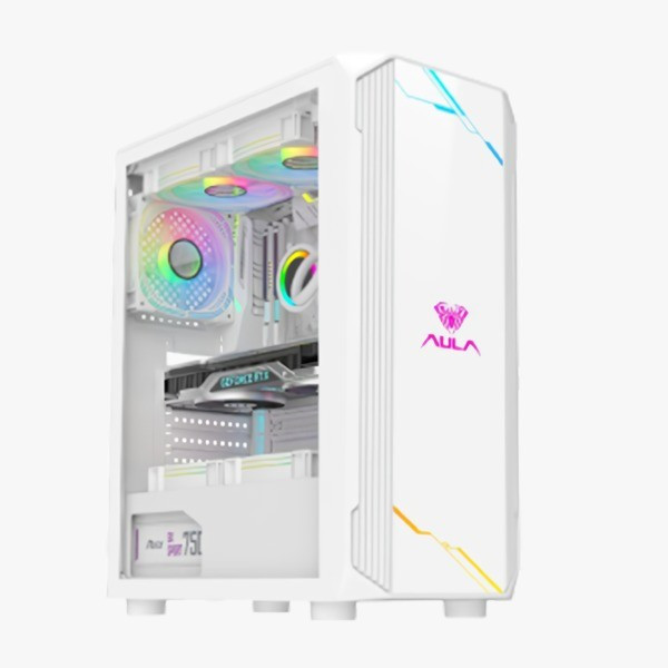 Jual Casing Pc Gaming Aula Fz Atx Include Fan Fz Aw Fz A White