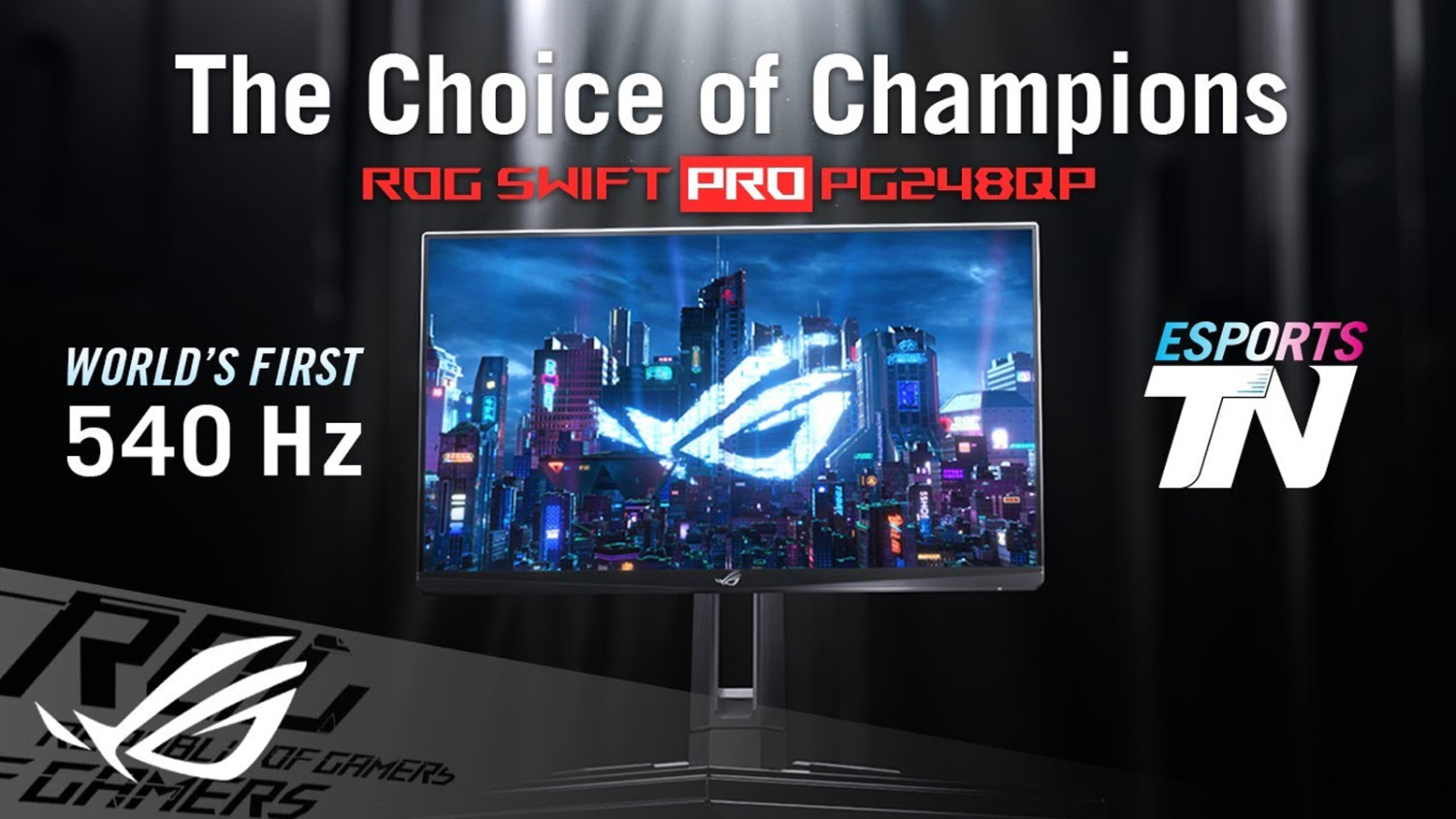 Baru! Monitor Gaming Tercepat di Dunia: ROG Swift Pro PG248QP Hadir dengan 540 Hz!