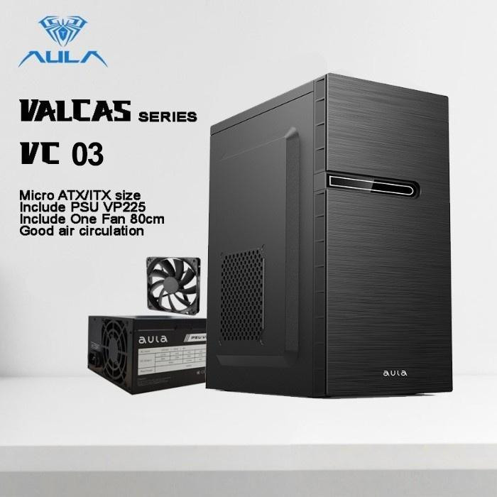 Casing PC Aula Valcas Office VC03 m-Atx Usb 3.0 Include Psu 500w