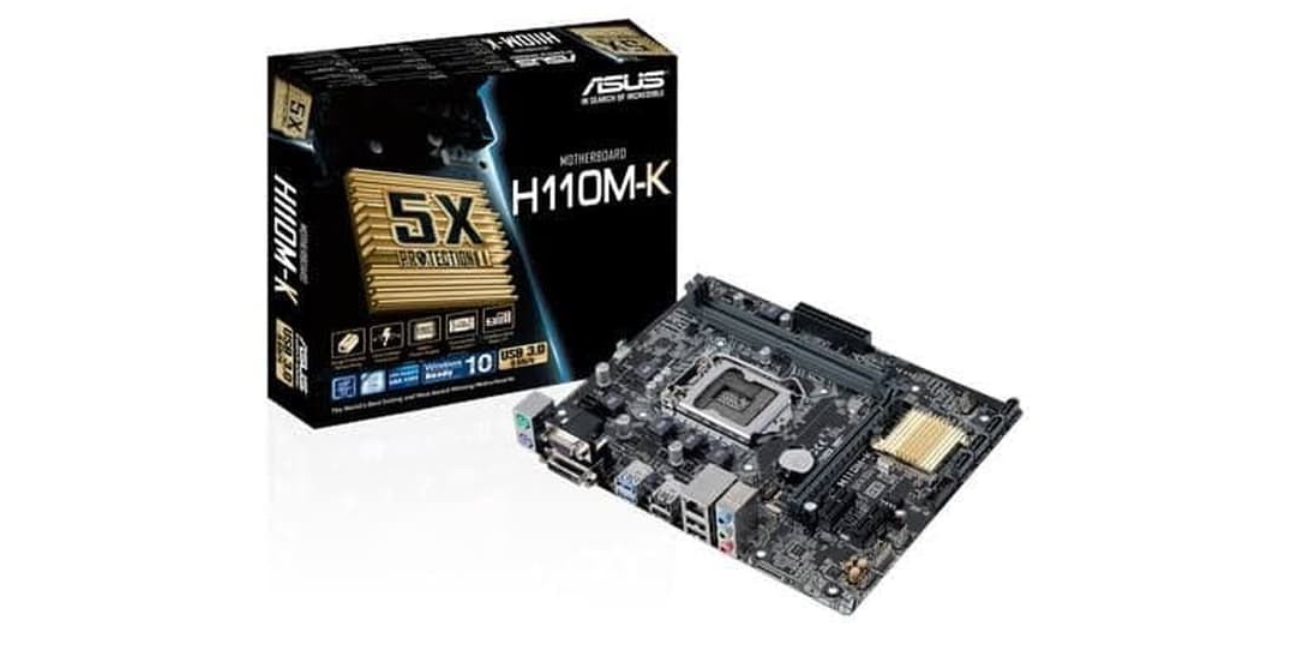 Motherboard ASUS H110M-K, Lengkap dengan Micro-ATX DDR4 Murah untuk Intel Skylake