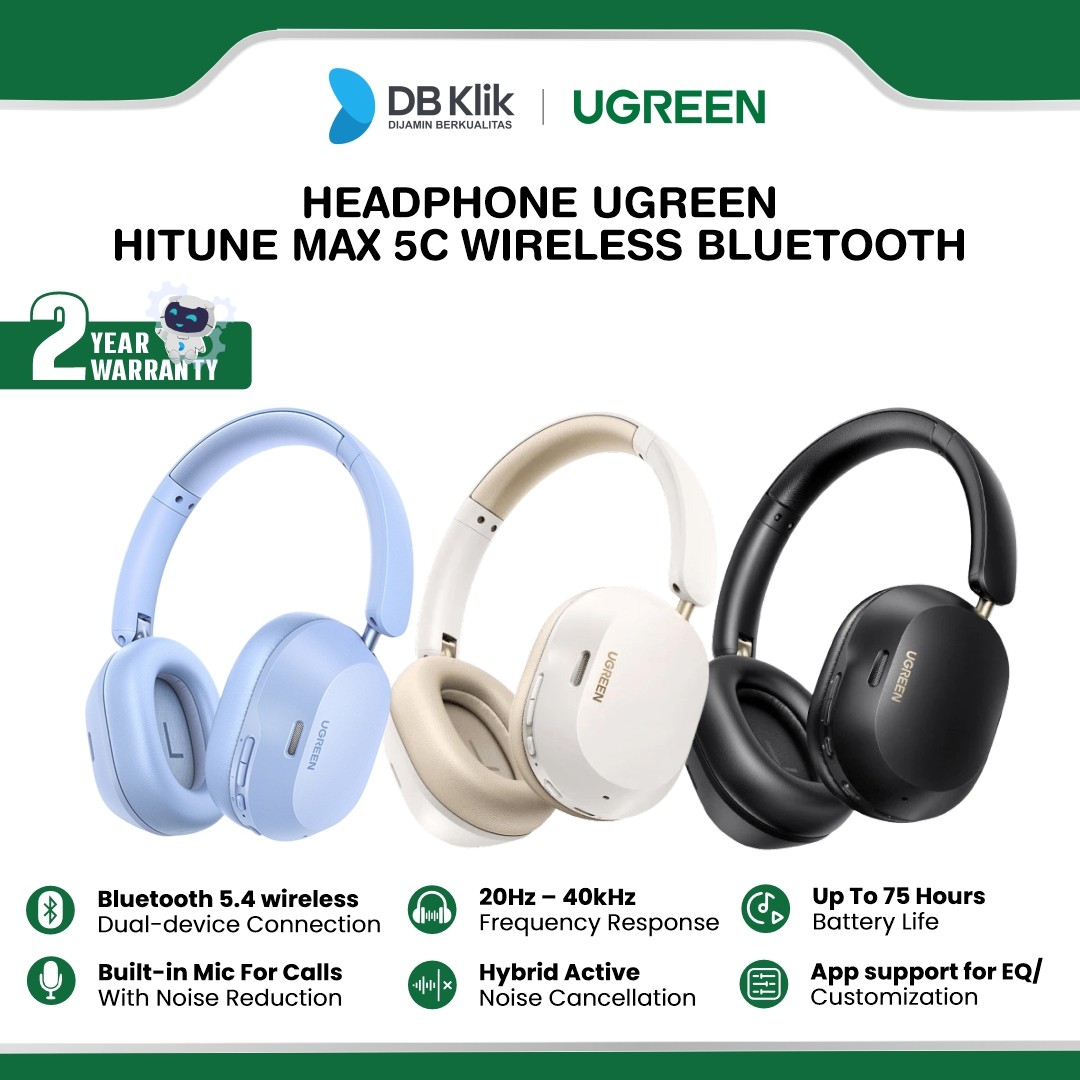 Headphone UGreen HiTune Max 5C Wireless Bluetooth Noise Cancelling