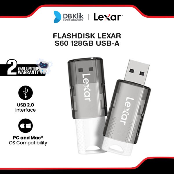 Flashdisk Lexar S60 128GB USB-A