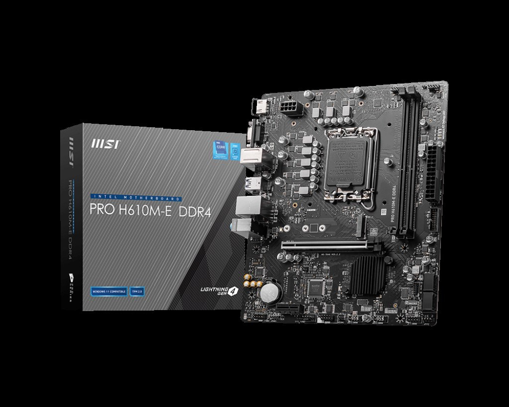 Review MSI Pro H610M-E: Motherboard DDR4 dan LGA 1700 Murah