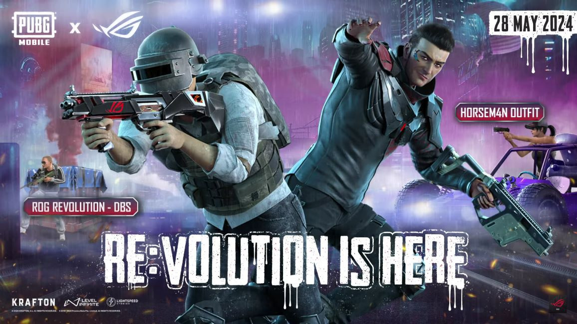 PUBG Mobile x ASUS ROG Hadirkan RE:VOLUTION, Kolaborasi Epik untuk Gamer Sejati!