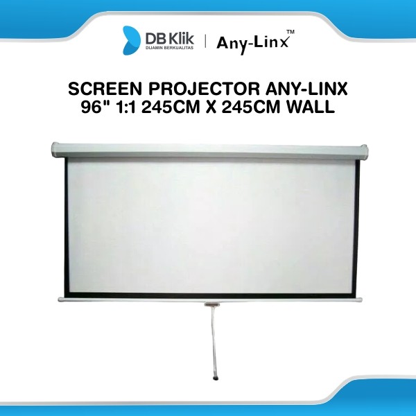 Screen Projector Any-Linx 96" 1:1 245cm x 245cm Wall