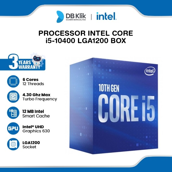 Processor INTEL Core i5 10400 2.90GHz LGA1200 Box