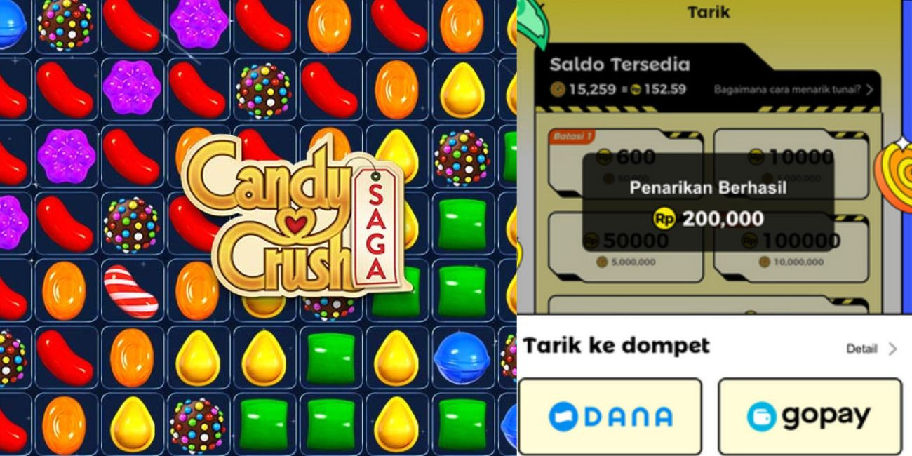 Game Penghasil Uang Candy Crush Saga Viral, Ini Link Download dan Cara Mainnya