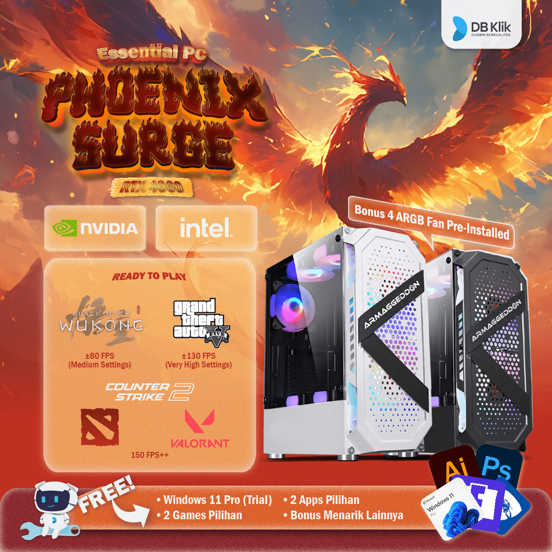 DB Phoenix Surge Essential PC - (RTX 4060)