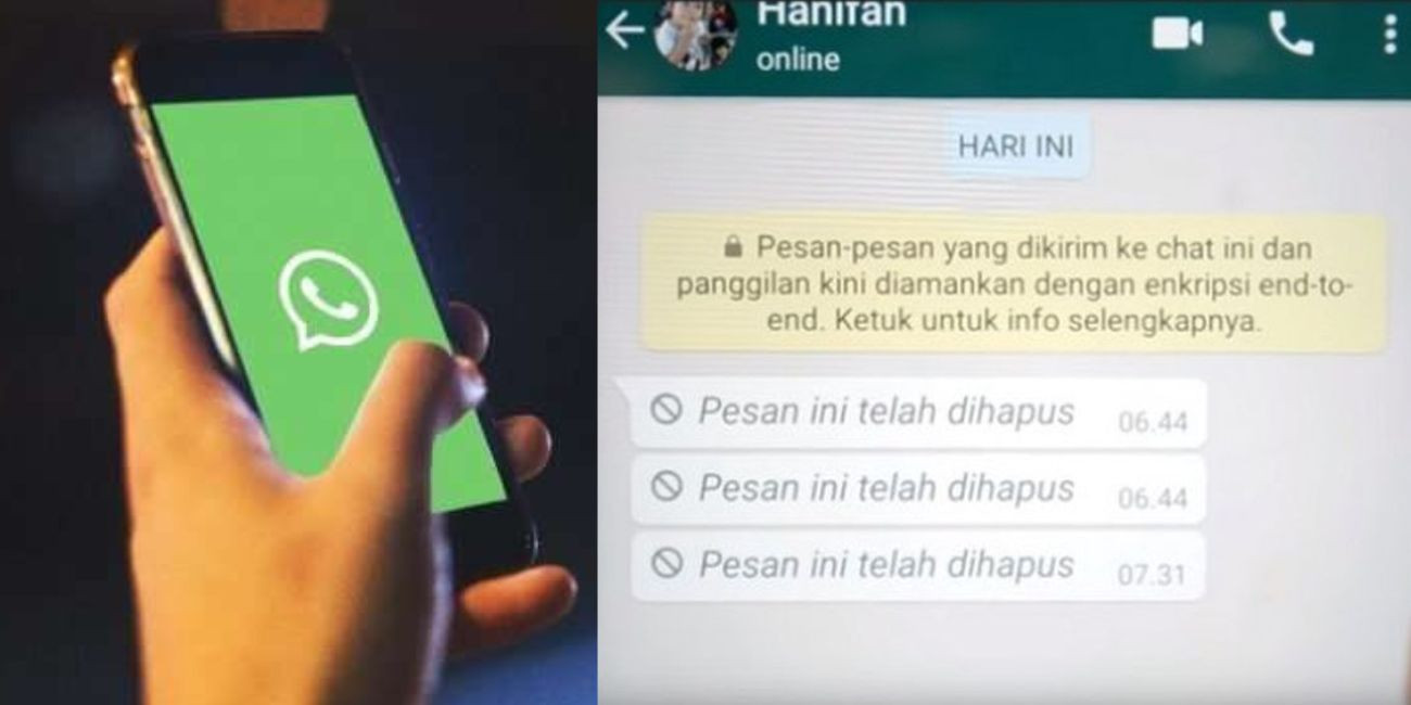 Cara Mengintip Pesan WhatsApp yang Sudah Dihapus, Praktis Tanpa Tambahan Aplikasi