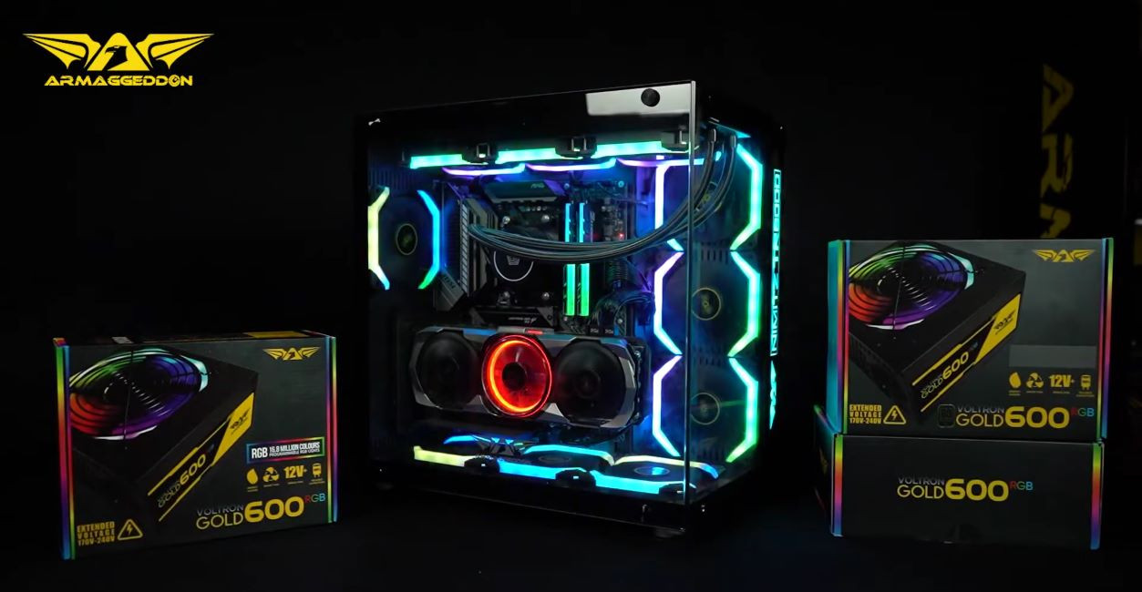 Review Armaggeddon Voltron Gold 600: PSU 80+ Gold Murah, Ada RGB-nya