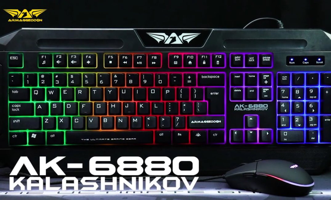 Keyboard Mouse Gaming Performa Memukau Dengan Harga Terjangkau, Berikut Review Armaggeddon AK-6880