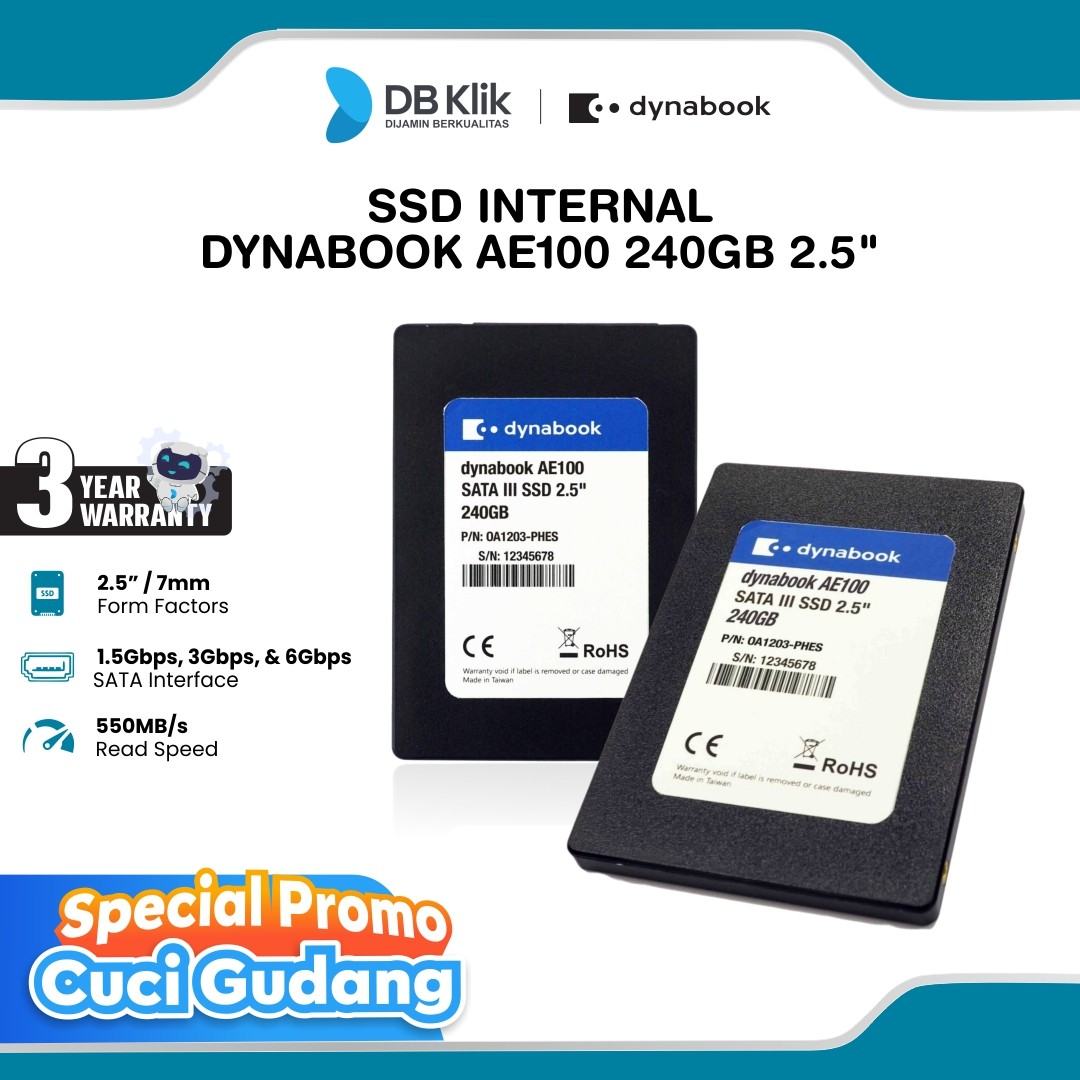 SSD Internal DYNABOOK AE100 240GB SATA III 2.5" - DYNABOOK 240GB SATA