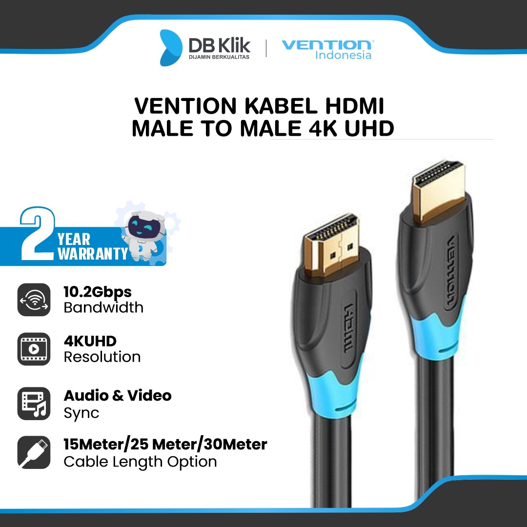 Vention Kabel HDMI Male to Male 4K UHD