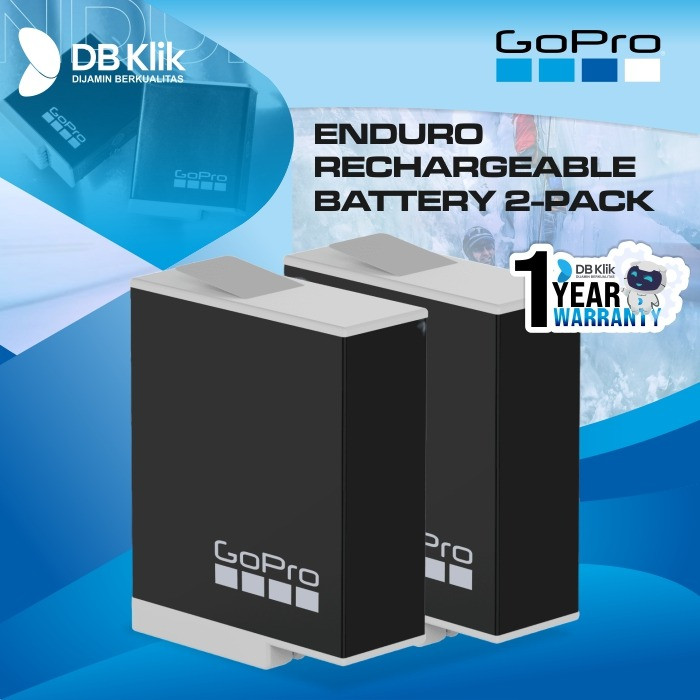 Dual Battery GoPro Enduro HERO10 HERO9 Rechargeable (ADBAT-211)