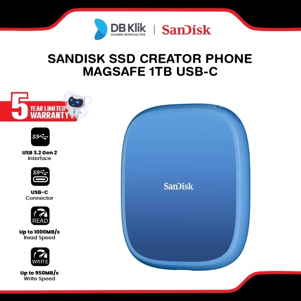 SanDisk SSD Creator Phone MagSafe 1TB USB-C