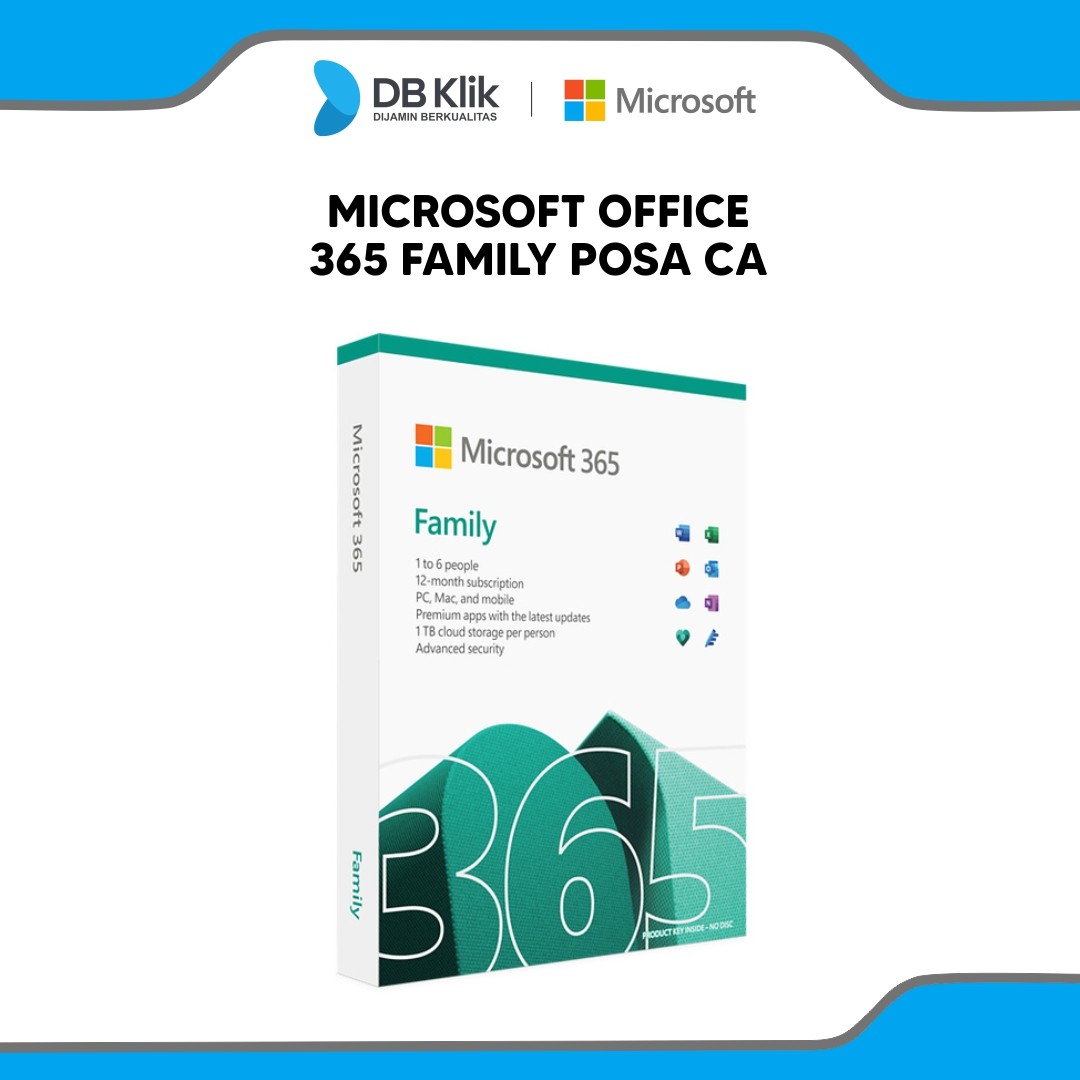 Microsoft Office 365 Family POSA CA (Up to 6 People) 6GQ-00083.EC
