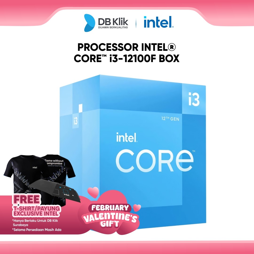 Processor INTEL Core i3-12100F Box 3.3GHz LGA1700- Intel I3 12100F Box