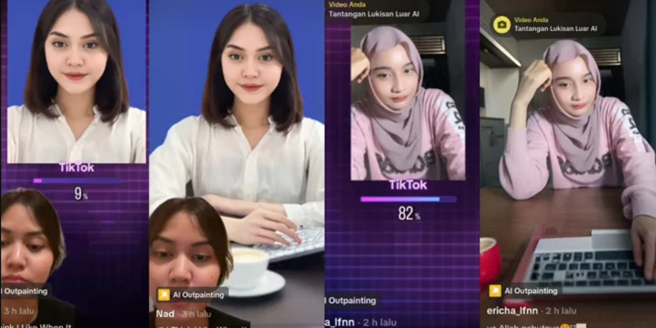 Mengenal Efek Ai Outpainting yang Tren di TikTok, Lengkap Cara Pakainya