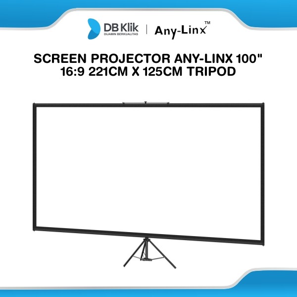 Screen Projector Any-Linx 100" 16:9 221cm x 125cm Tripod