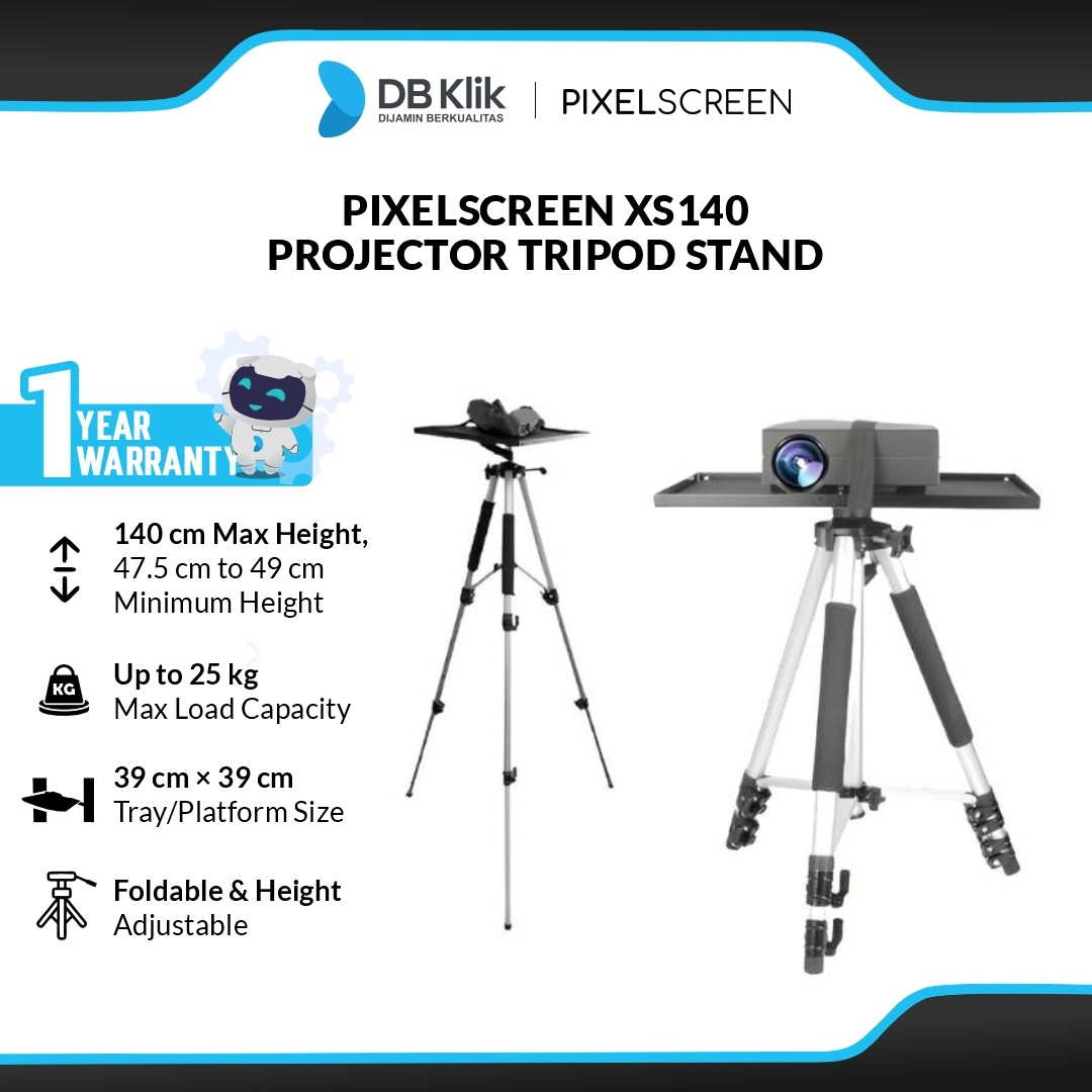 Pixelscreen XS140 Projector Tripod Stand
