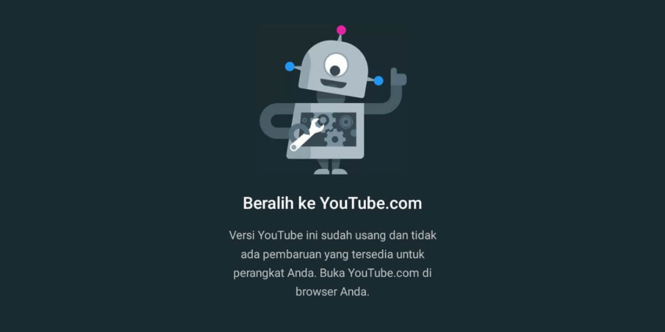 Apa Itu YouTube Usang? Notifikasi yang Tiba-tiba Muncul dan Cara Mudah Mengatasinya