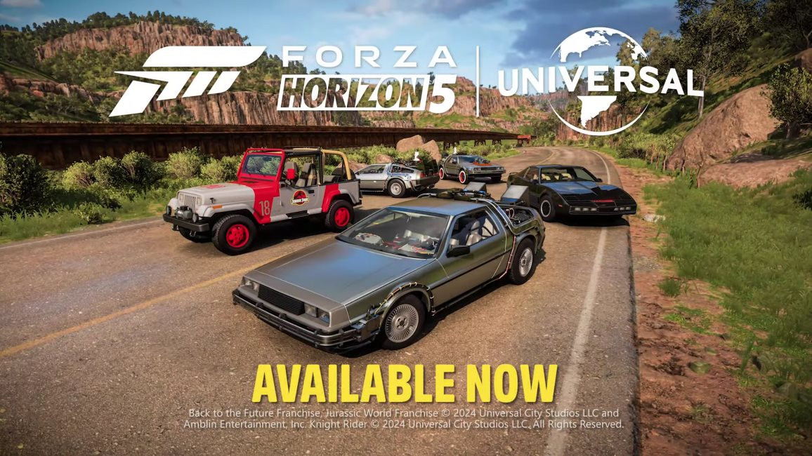 Forza Horizon 5 x Universal Studio: Mobil Dari Film Ikonik Bisa Diajak Balapan!