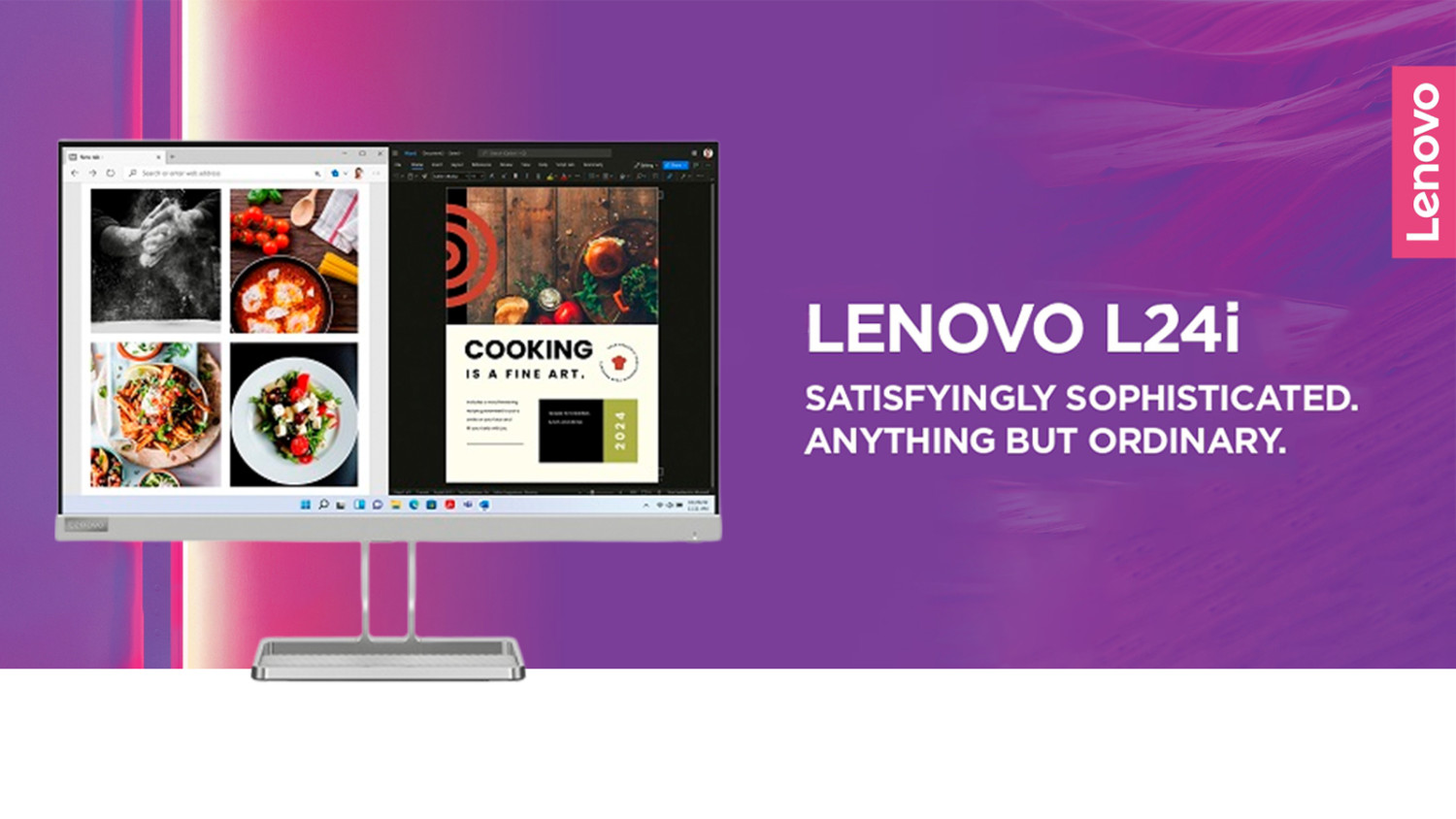 Baru! Lenovo L24i-40: Monitor 1 Jutaan yang Spesifikasinya Ga Murahan!