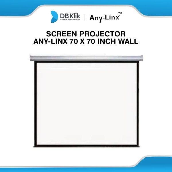 Screen Projector Any-Linx 70 x 70 inch Wall - Layar Proyektor 70"