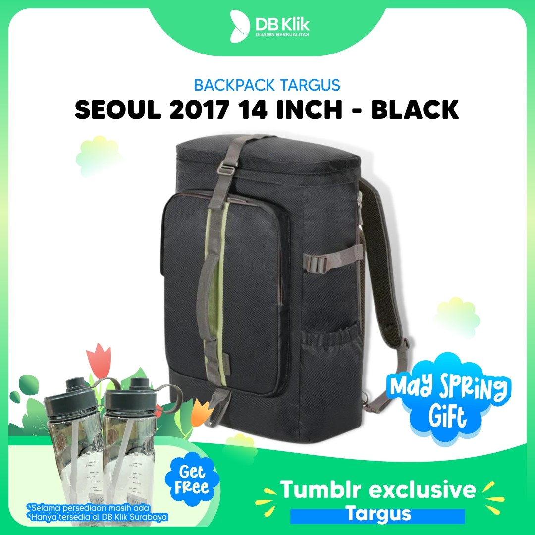 Backpack TARGUS TSB906 SEOUL 2017 14" Black - Ransel TARGUS TSB 906-70