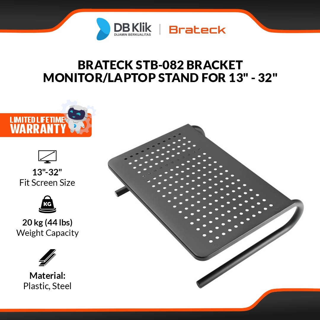 Brateck STB-082 Bracket Monitor Metal Monitor/Laptop Stand for 13" - 32"