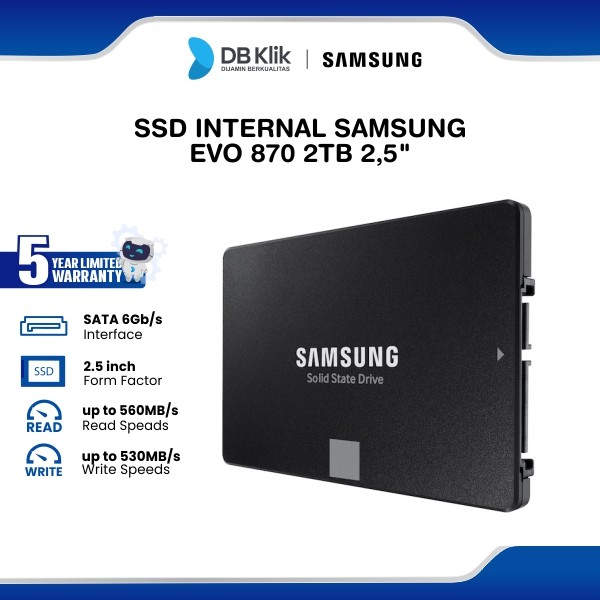 SSD Samsung EVO 870 2TB 2.5 Inch SATA