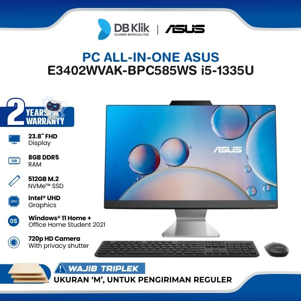PC AIO ASUS E3402WVAK-BPC585WS i5-1335U 8GB/512GB Windows 11 Home + Office Home Student 2021 23,8" FHD