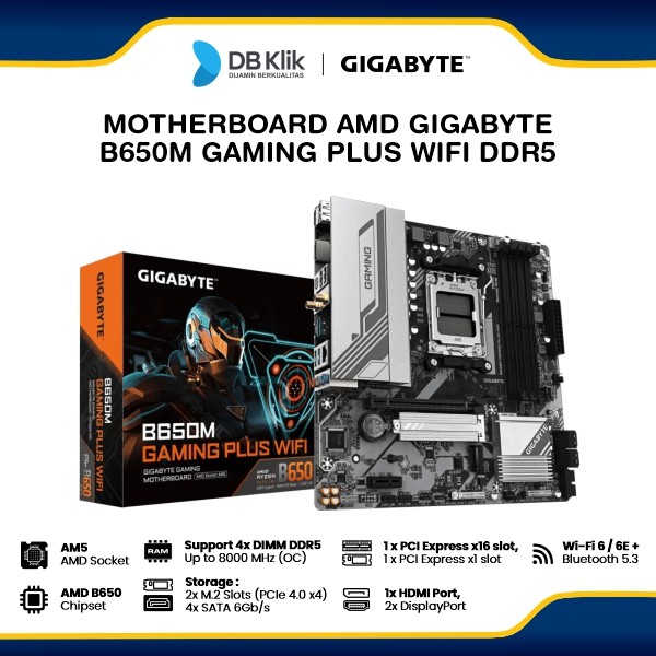 Motherboard AMD Gigabyte B650M Gaming Plus WIFI DDR5