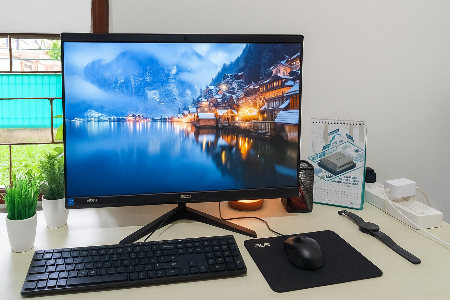ACER Aspire C24-1800: PC AIO Minimalis, Solusi Efisien untuk Produktivitas Maksimal!