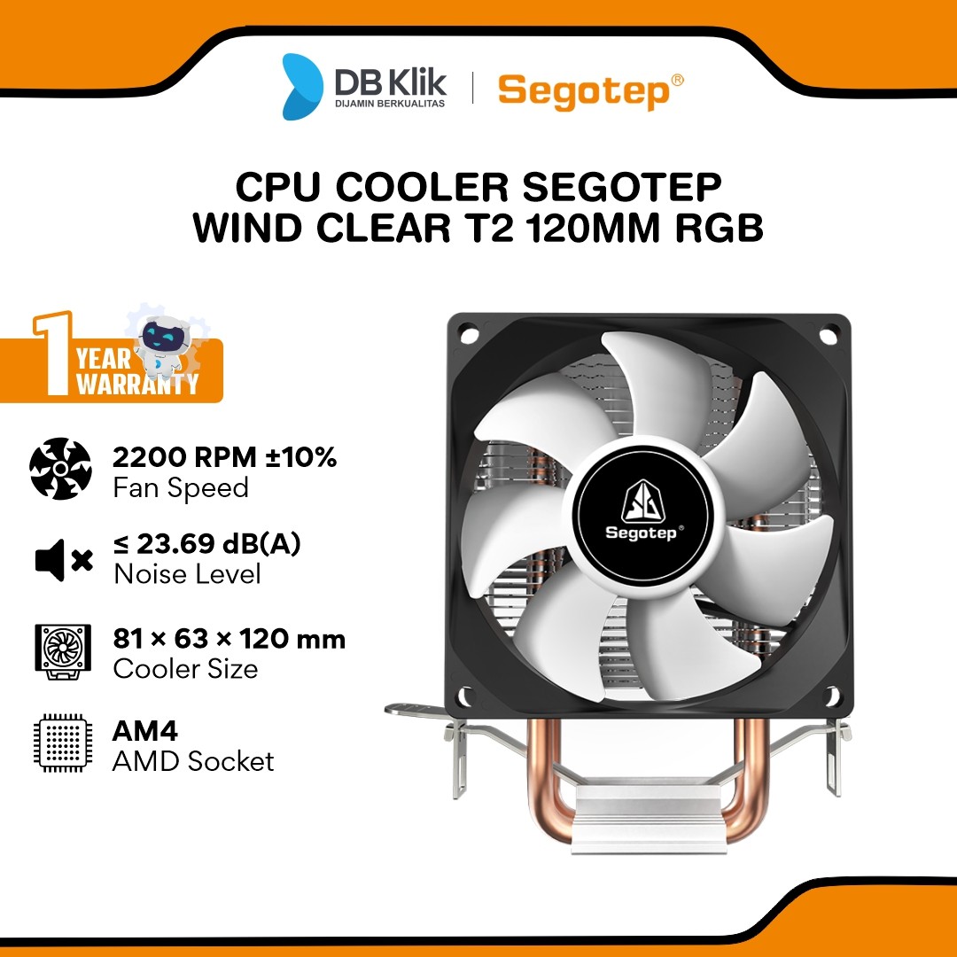 CPU Cooler Segotep Wind Clear T2 120mm