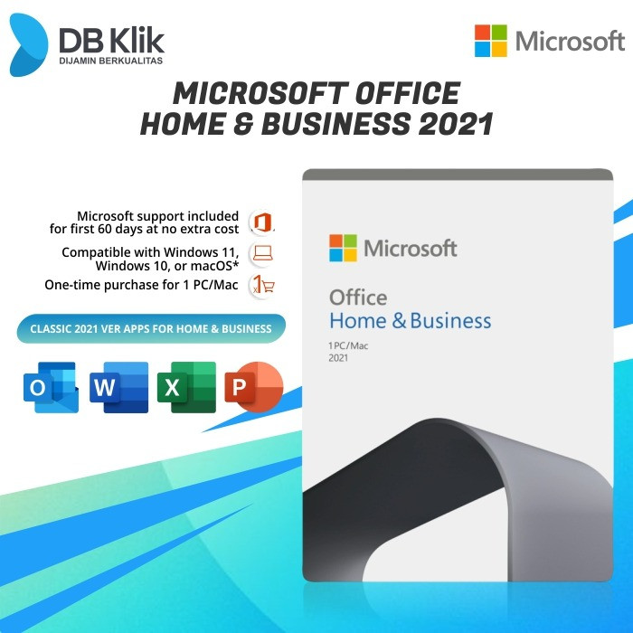 Jual Microsoft Office Home & Business 2021 POSA CA - T5D-03483.EC