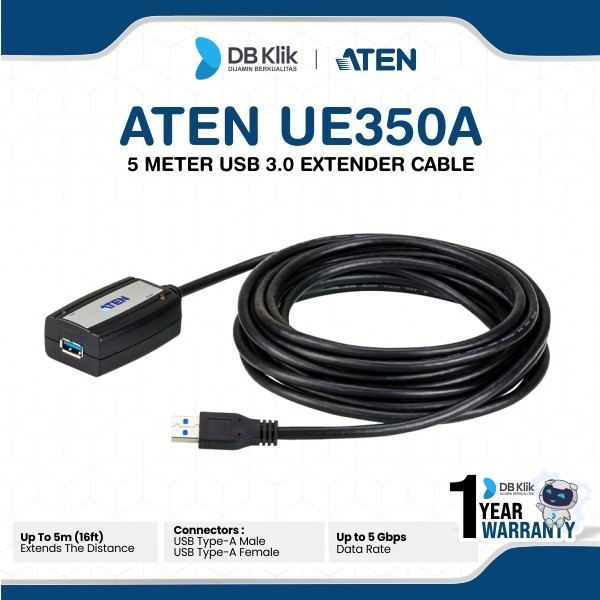 Aten UE350A 5m Usb 3.0 Extender Cable