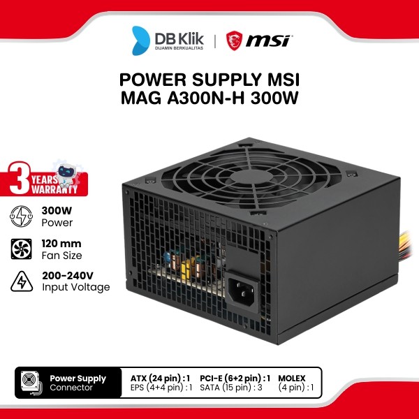 Power Supply MSI MAG A300N-H