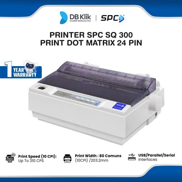 Printer SPC SQ 300 Print Dot Matrix 24 Pin