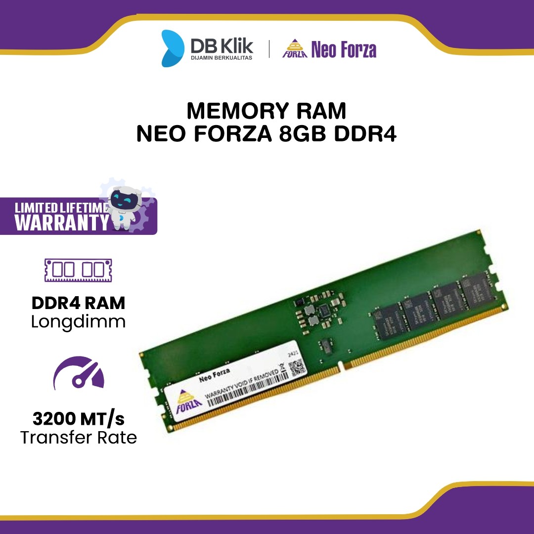 Memory RAM Neo Forza 8GB DDR4 3200MHz