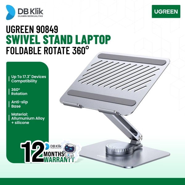 Swivel Stand Laptop UGreen Foldable Rotate 360° Aluminium Alloy 90849